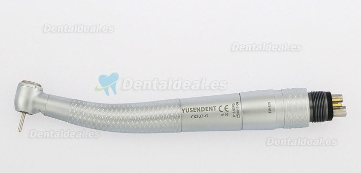 YUSENDENT® CX207-GN-PQ Fibra óptica turbina dentaire NSK Compatible(turbina x3 + Acoplamiento x1)